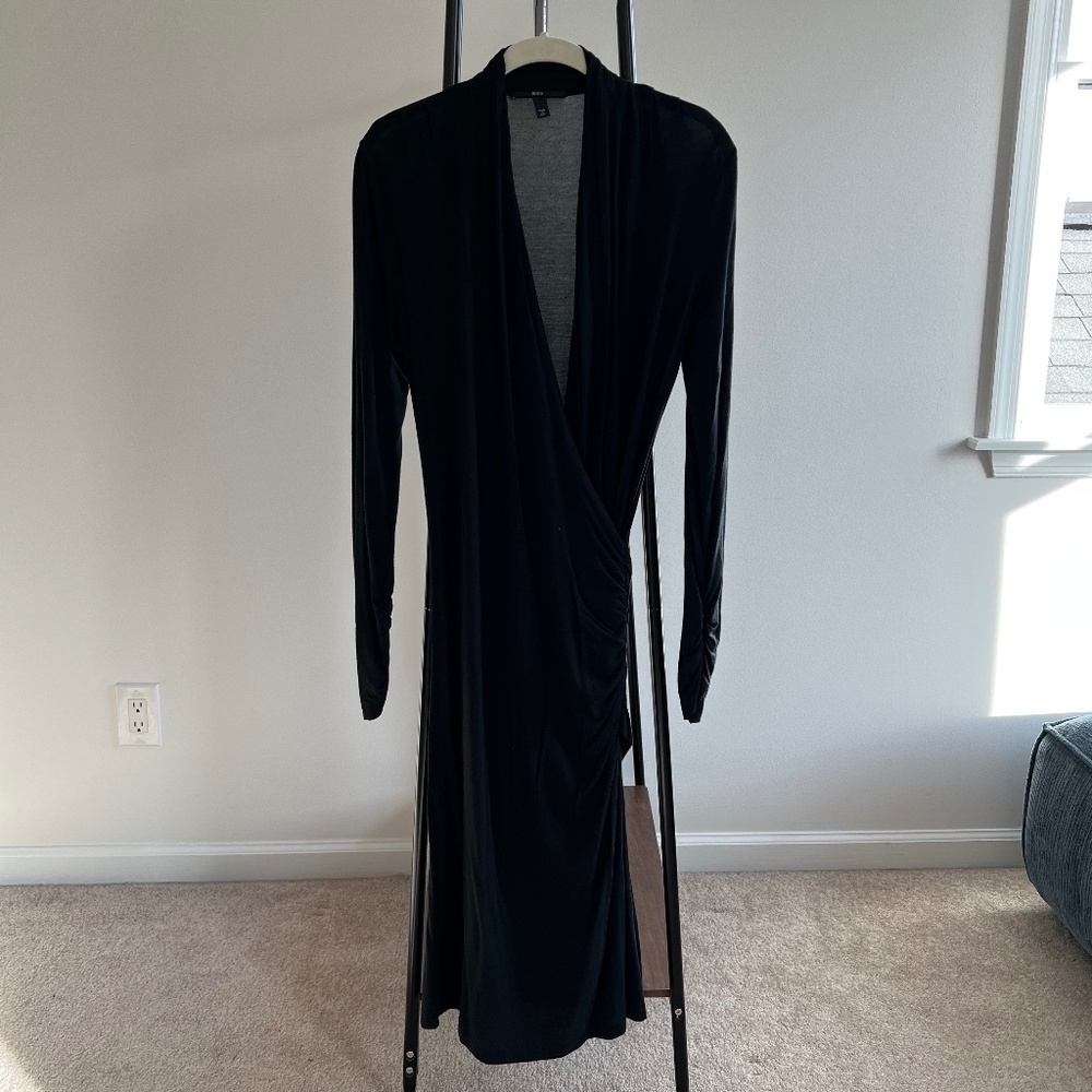 BOSS Hugo Boss black knit dress size medium
